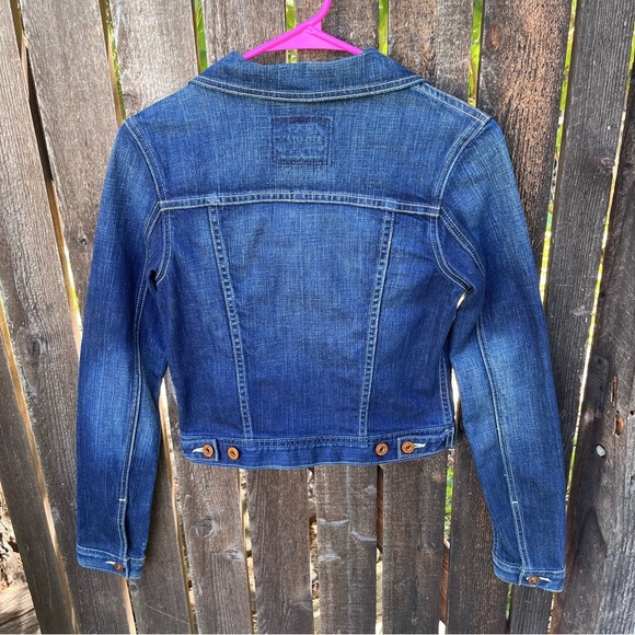 Big Star Women’s Embroidered Pocket Denim Trucker Jean Jacket Sz XS - Picture 9 of 14